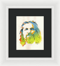 Load image into Gallery viewer, Portrait of The Dude - Framed Print by Ryan Hopkins - The Big Lebowski