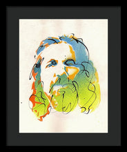 Load image into Gallery viewer, Portrait of The Dude - Framed Print by Ryan Hopkins - The Big Lebowski