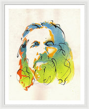 Load image into Gallery viewer, Portrait of The Dude - Framed Print by Ryan Hopkins - The Big Lebowski