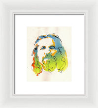 Load image into Gallery viewer, Portrait of The Dude - Framed Print by Ryan Hopkins - The Big Lebowski