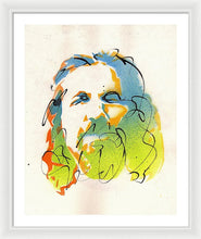 Load image into Gallery viewer, Portrait of The Dude - Framed Print by Ryan Hopkins - The Big Lebowski