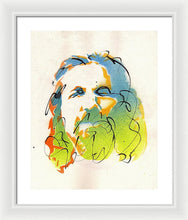 Load image into Gallery viewer, Portrait of The Dude - Framed Print by Ryan Hopkins - The Big Lebowski