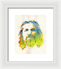 Load image into Gallery viewer, Portrait of The Dude - Framed Print by Ryan Hopkins - The Big Lebowski