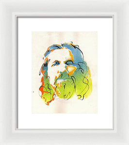 Portrait of The Dude - Framed Print by Ryan Hopkins - The Big Lebowski