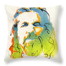 Load image into Gallery viewer, Portrait of The Dude - Throw Pillow by Ryan Hopkins - The Big Lebowski