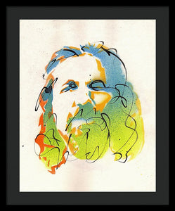 Portrait of The Dude - Framed Print by Ryan Hopkins - The Big Lebowski